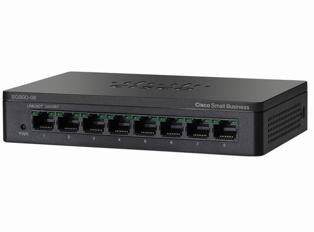 Cisco SG90D-08 8-Port Gigabit Desktop Switch (SG90D-08)