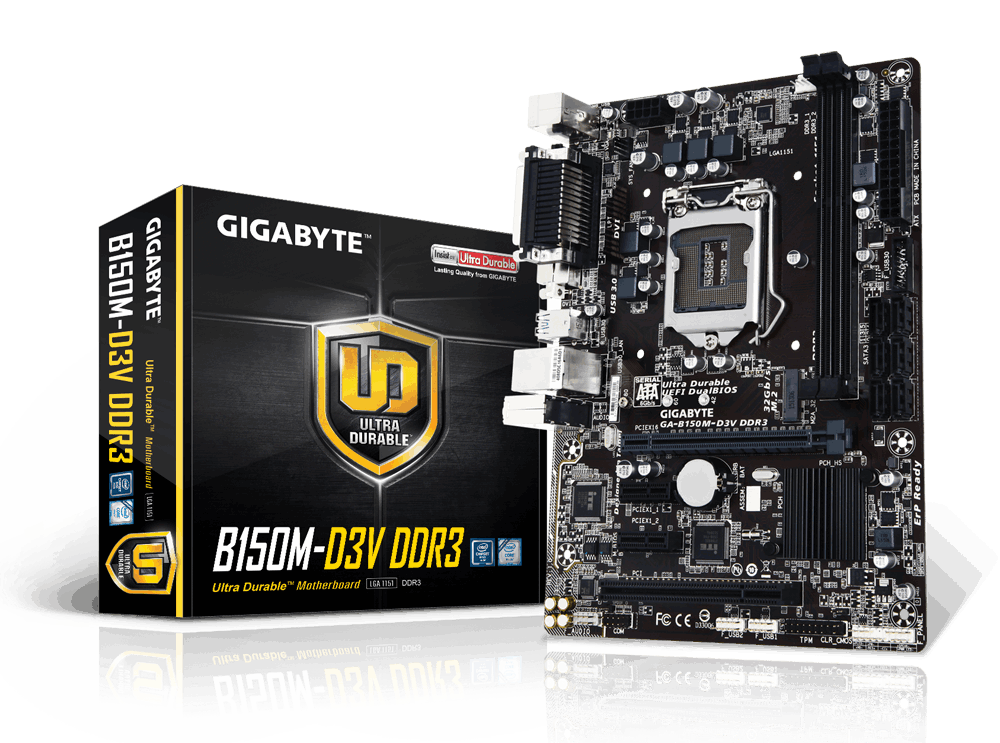 Main Gigabyte GA-B150M-D3V-DDR3, Socket 1151 (GA-B150M-D3V-DDR3)