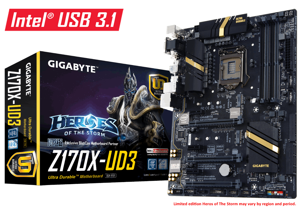 Main Gigabyte GA-Z170X-UD3, Socket 1511 (GA-Z170X-UD3)