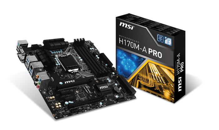 Mainboard MSI H170M-A PRO Socket 1151 (H170M-A PRO)