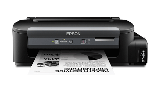 Máy in Epson M100, In phun trắng đen, Có bộ tiếp mực ngoài chính hãng