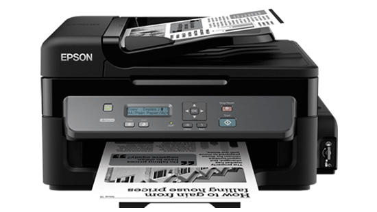 Máy in Epson M200, In, Scan, Copy, In phun trắng đen, tiếp mực ngoài chính hãng