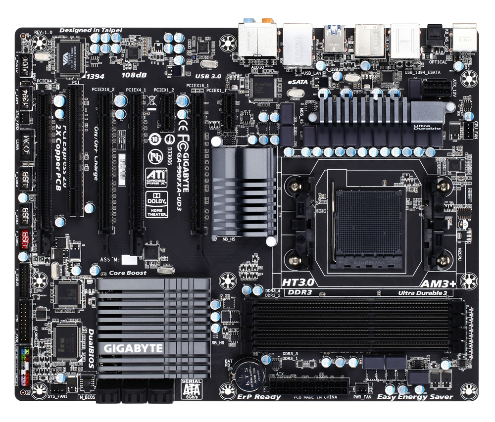 Main Gigabyte GA-990FXA-UD3, Socket AM3+ (GA-990FXA-UD3)