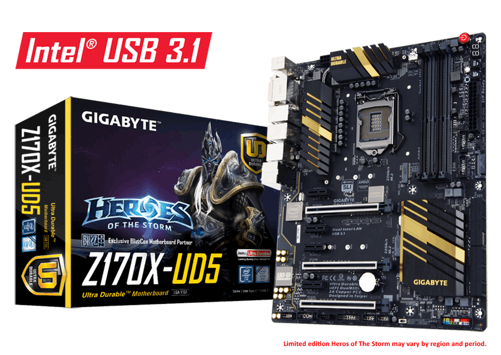 Main Gigabyte GA-Z170X-UD5, Socket 1151 (GA-Z170X-UD5)