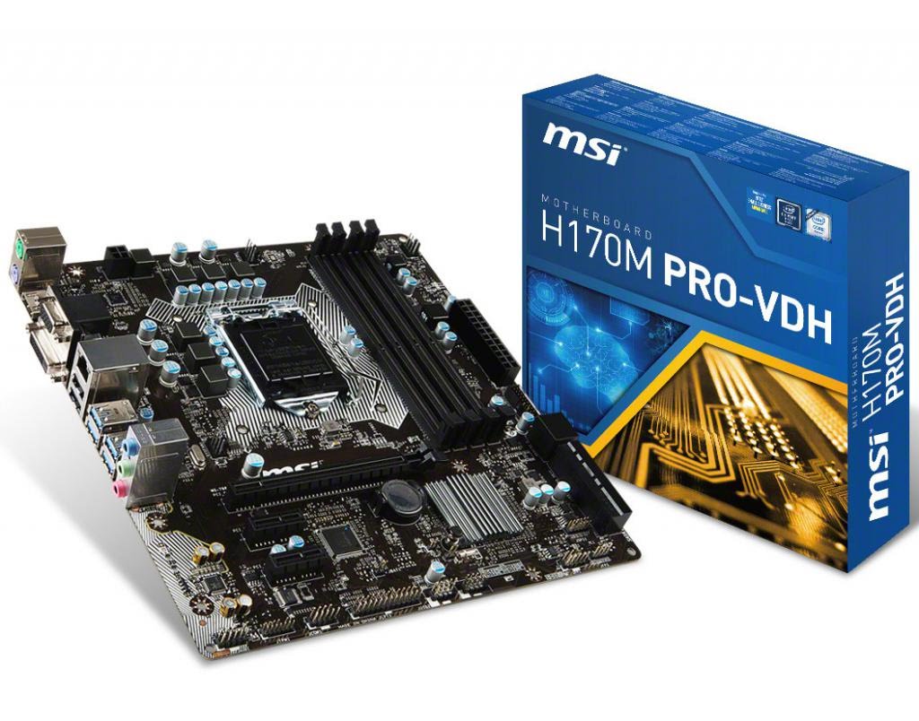 Mainboard MSI H170M PRO-VDH Socket 1151 (H170M PRO-VDH)