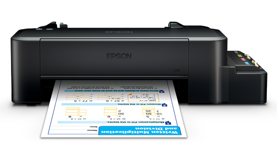 Máy in Epson L120, In phun màu có bộ tiếp mực ngoài chính hãng