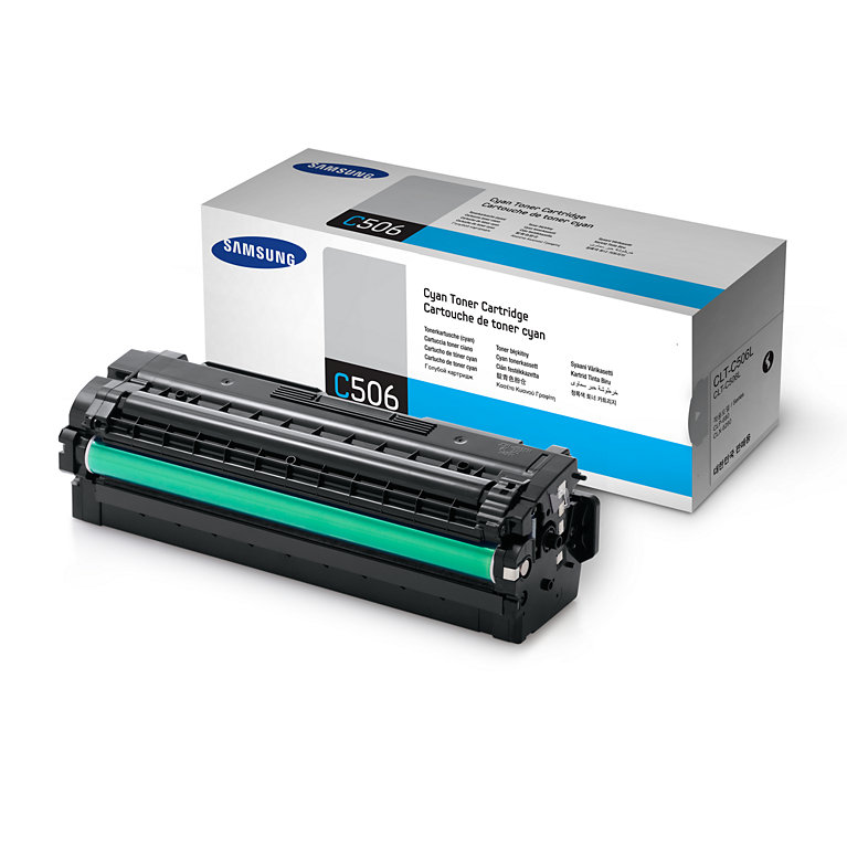 Mực in Samsung CLT-C506L Cyan Toner (3,500 pages)