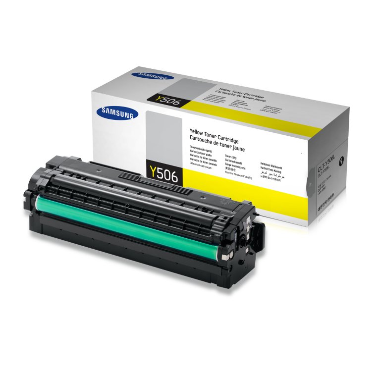 Mực in Samsung CLT-Y506L Yellow Toner (3,500 pages)