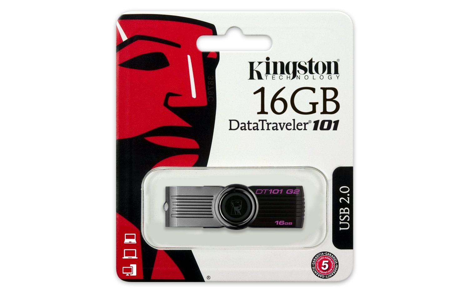 USB 16GB Kingston DataTraveler 101 Generation 2 (DT101G2/16GB)