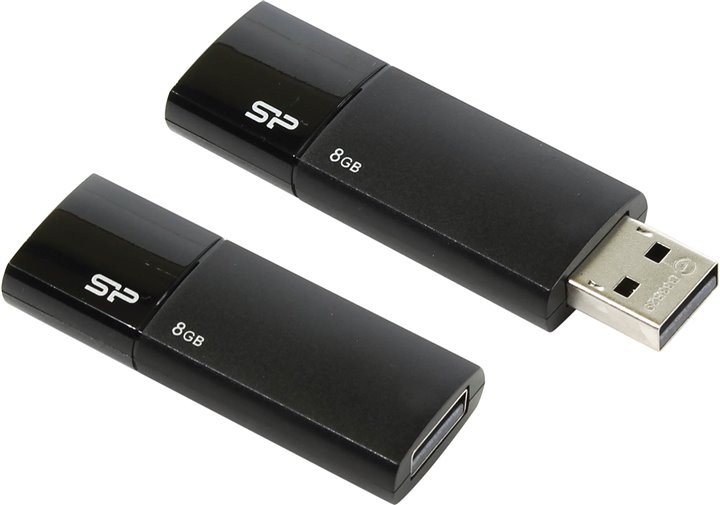 USB Silicon 8GB, 2.0 (SP008GBUF2U05V1K)